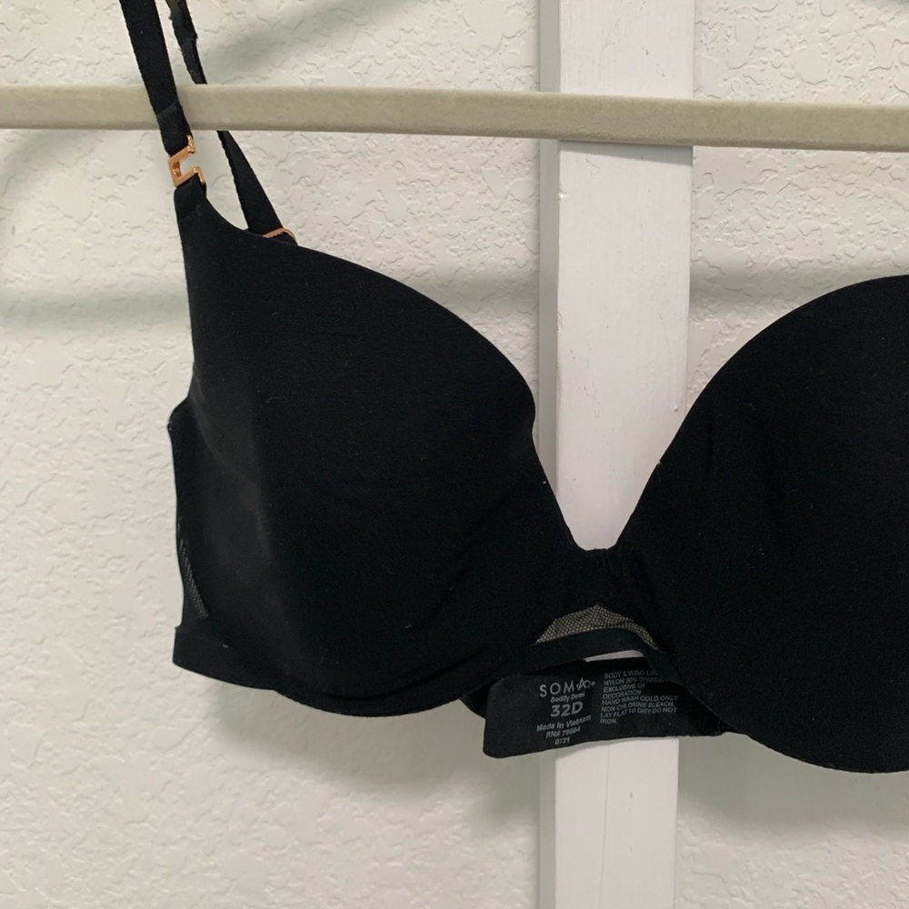 Soma Bodify Demi Black Bra Size 32D - Picture 2 of 6